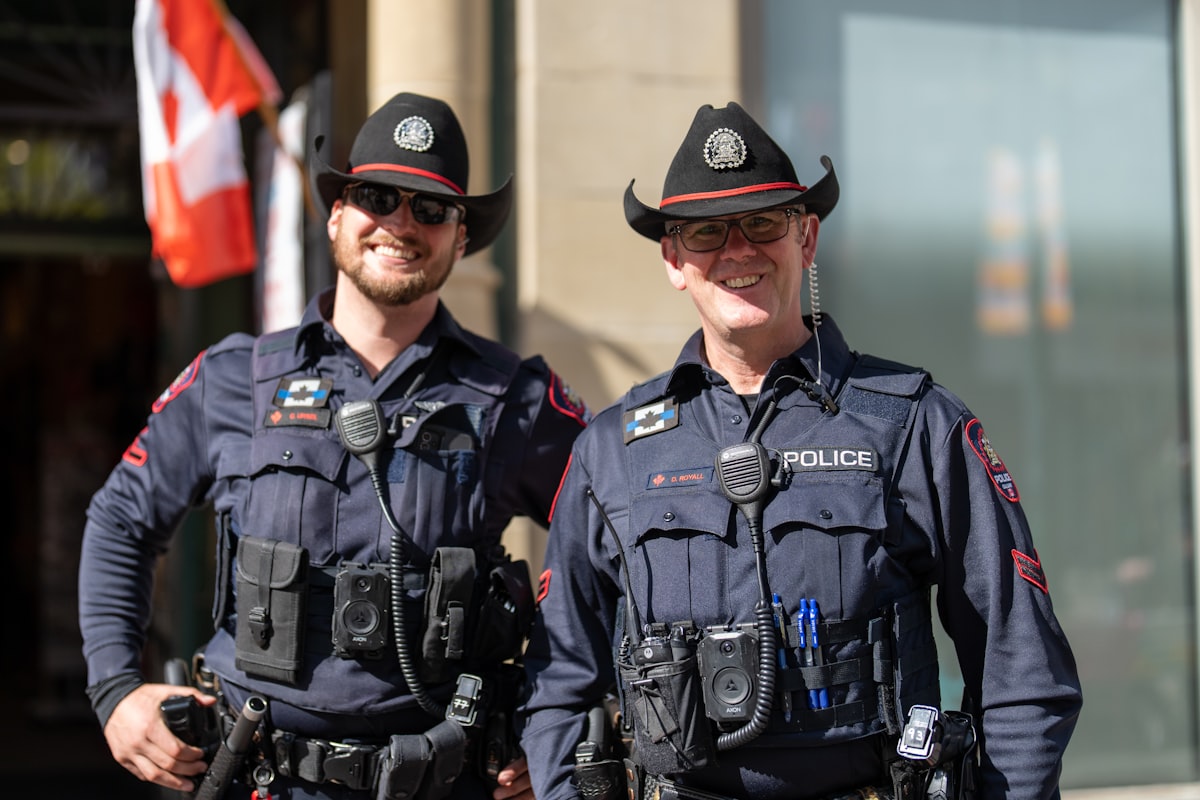 Officer connected with the community